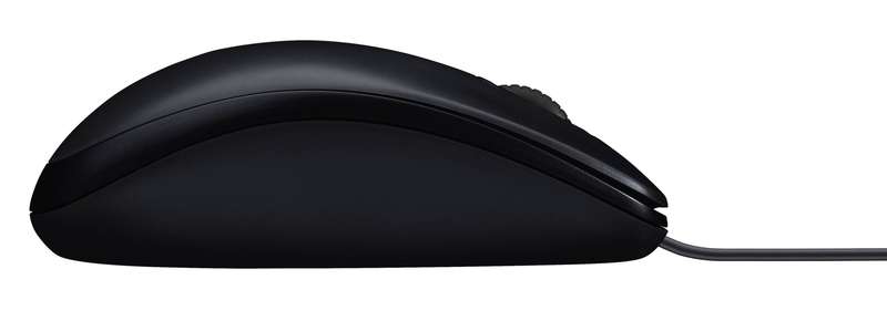 Logitech Corded Mouse M90 (Black) USB 3 buttons optical tracking with wheel