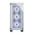 Corsair Crystal CC-9011129-WW 460X RGB Compact Windowed Mid-Tower White ATX Desktop Chassis