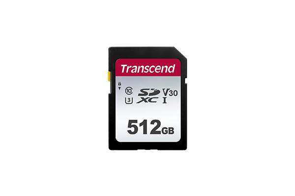 TRANSCEND 300S 512GB UHS-1 CLASS 10 U1 U3 V30 SDXC CARD -TLD