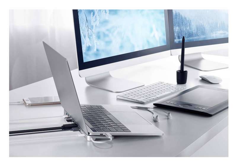 ATEN USB-C Multiport Dock with Power Pass-Through
