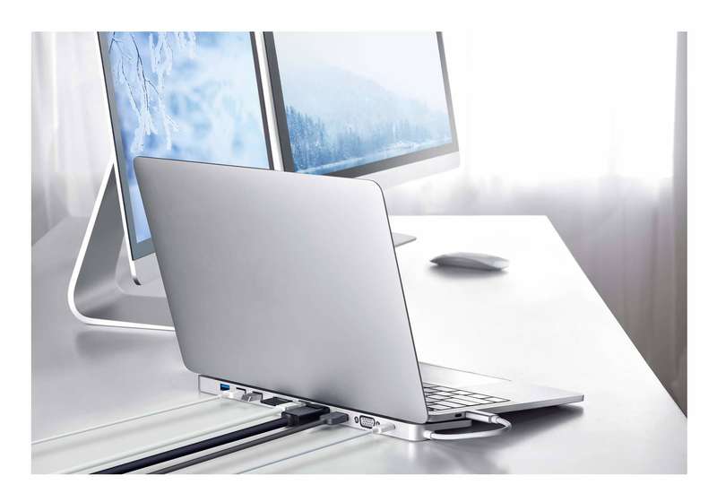ATEN USB-C Multiport Dock with Power Pass-Through