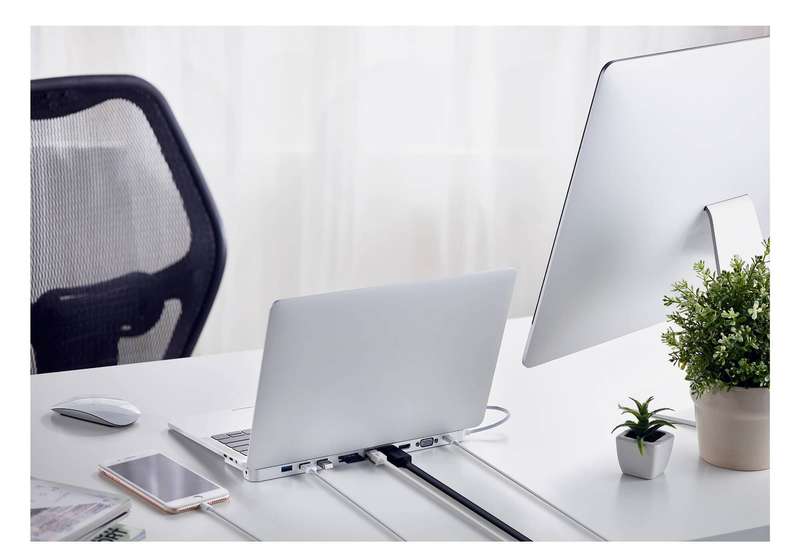 ATEN USB-C Multiport Dock with Power Pass-Through