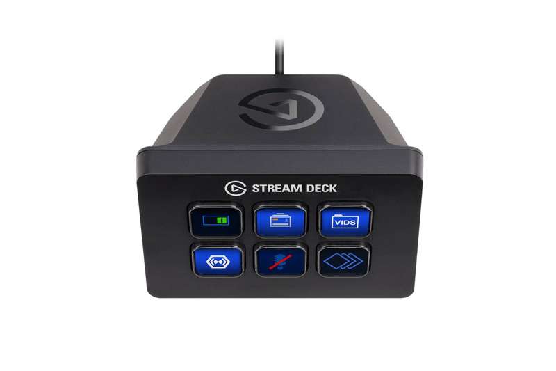 Elgato Stream Deck Mini- Live Content Creation Controller with 6 customizable LCD keys; adjustabl...