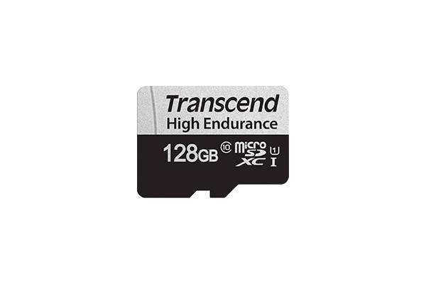 TRANSCEND 350V 128GB HIGH ENDURANCE MICRO SD UHS-I  U1 CLASS10 - READ 100 MB/S - WRITE 45MB/S - 1...