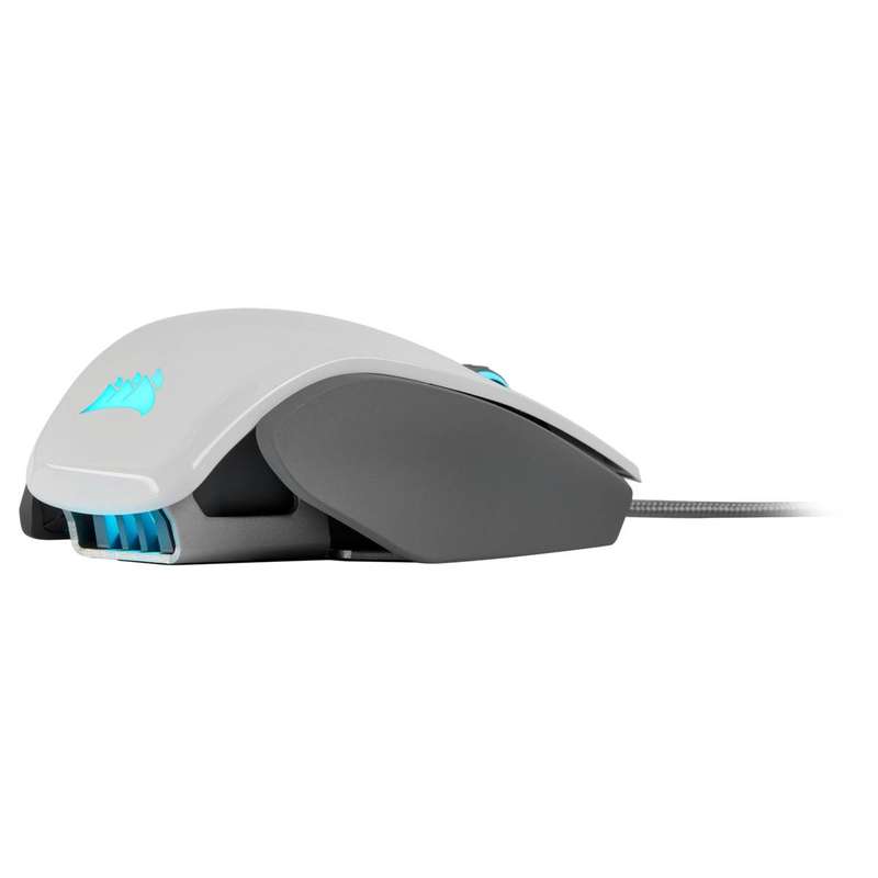 Corsair CH-9309111 M65 RGB Elite 18,000 DPI Tunable White Wired Optical Gaming Mouse (UNBOXED DEAL)