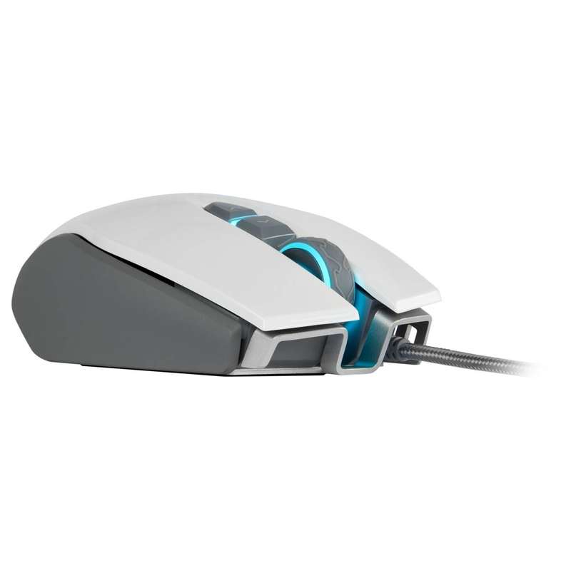 Corsair CH-9309111 M65 RGB Elite 18,000 DPI Tunable White Wired Optical Gaming Mouse (UNBOXED DEAL)