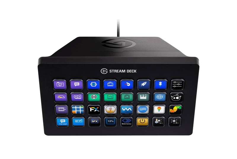 Elgato Stream Deck XL - Live Content Creation Controller with 32 customizable LCD keys; adjustabl...
