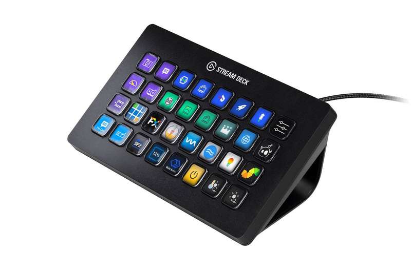 Elgato Stream Deck XL - Live Content Creation Controller with 32 customizable LCD keys; adjustabl...