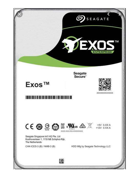 Seagate Exos X16 14TB HDD; 3.5''; SAS SED Fast Format 512e/4Kn; RPM 7200