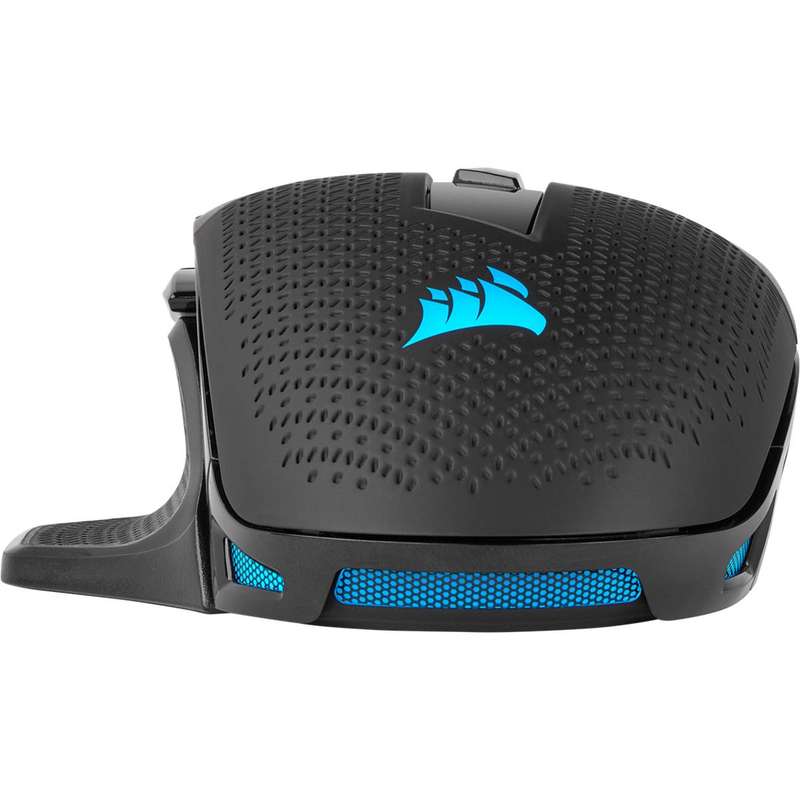 CORSAIR NIGHTSWORD RGB; Performance Tunable FPS/MOBA Gaming Mouse; Black; Backlit RGB LED; 18000 ...
