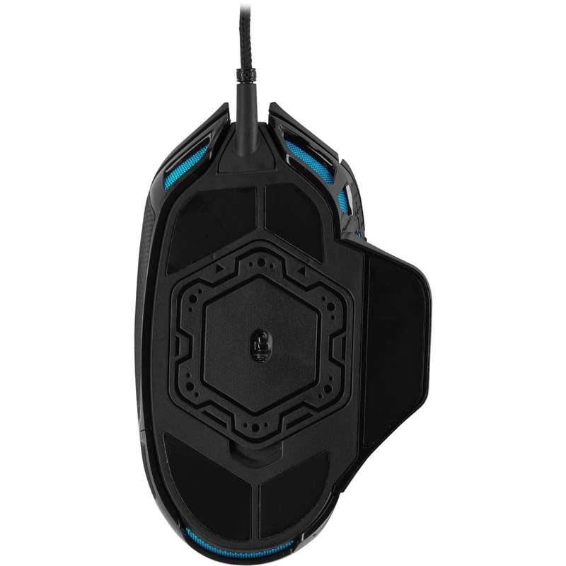 CORSAIR NIGHTSWORD RGB; Performance Tunable FPS/MOBA Gaming Mouse; Black; Backlit RGB LED; 18000 ...