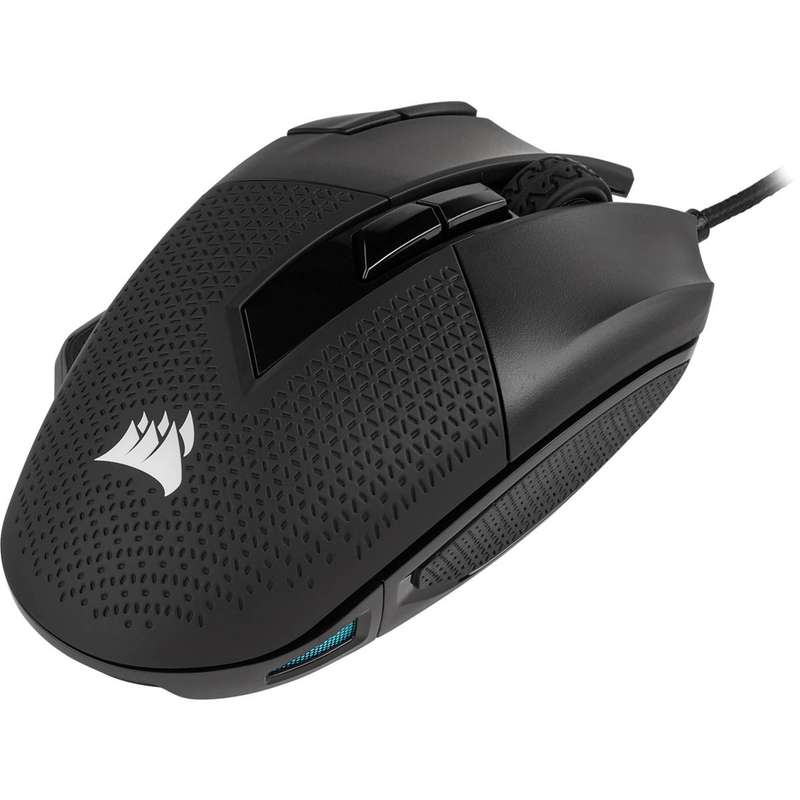 CORSAIR NIGHTSWORD RGB; Performance Tunable FPS/MOBA Gaming Mouse; Black; Backlit RGB LED; 18000 ...