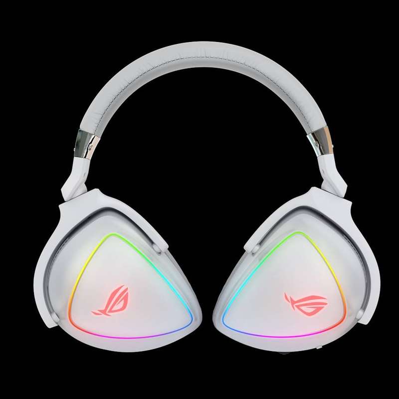 RGB gaming headset with Hi-Res ESS Quad-DAC; circular RGB lighting effect and USB-C connector for...