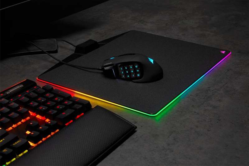 Corsair SCIMITAR ELITE RGB Optical MOBA/MMO Gaming Mouse; 18;000 DP; Black