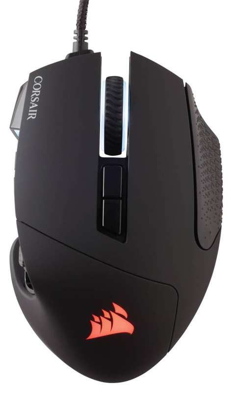 Corsair SCIMITAR ELITE RGB Optical MOBA/MMO Gaming Mouse; 18;000 DP; Black