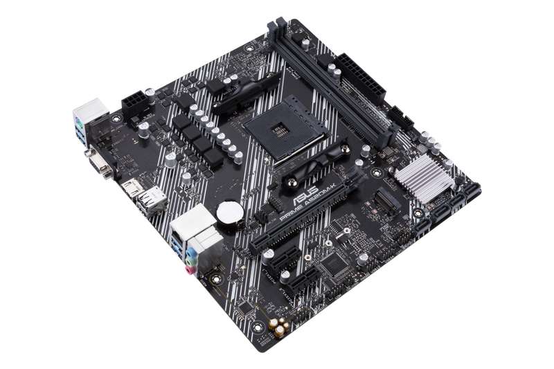 AMD A520 (Ryzen AM4) micro ATX motherboard with M.2 support; 1 Gb Ethernet; HDMI/D-Sub; SATA 6 Gb...