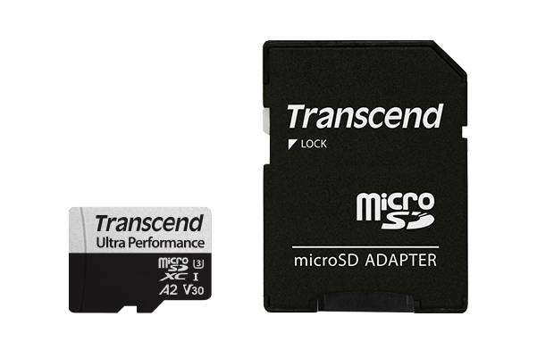 TRANSCEND 340S 128GB ULTRA PERFROMANCE MICRO SD UHS-I  U3 V30 A2 CLASS10 - READ 160 MB/S - WRITE ...
