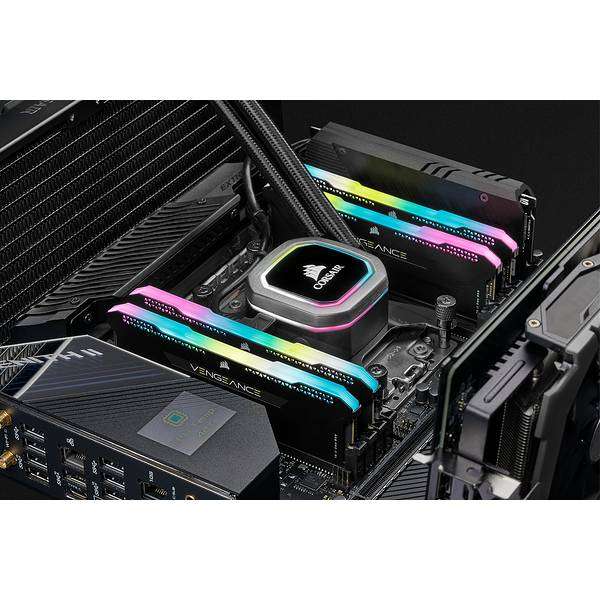 Corsair VENGEANCEÂ® RGB PRO SL 32GB (2 x 16GB) DDR4 DRAM 3600MHz C18 Memory Kit; 18-22-22-42; 1...
