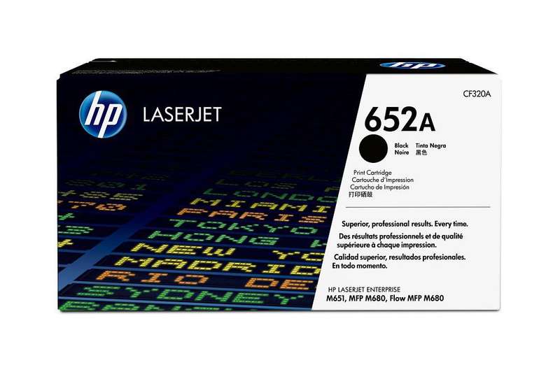 HP 652A Black Toner Cartridge