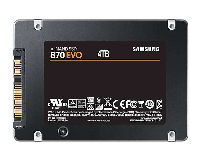SAMSUNG 870 EVO 4TB 2.5'' SATA SSD