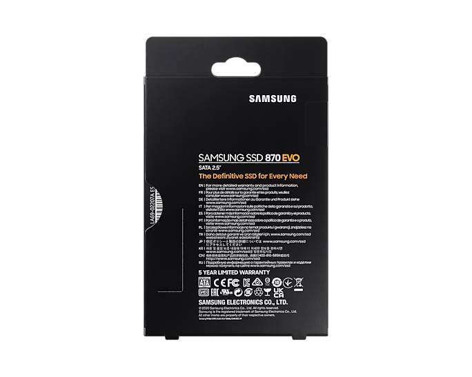 SAMSUNG 870 EVO 4TB 2.5'' SATA SSD