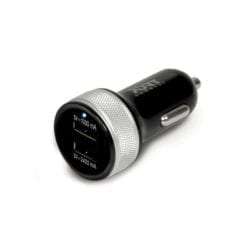 PORT CONNECT DUAL PORT 3.4A CAR CHARGER BLACK