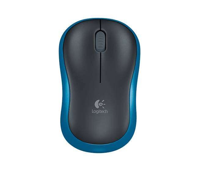 Logitech M185 Wireless Mouse - Blue