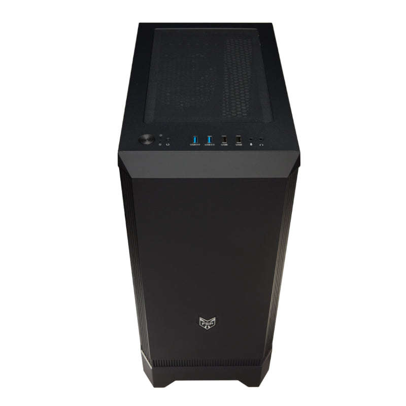 FSP CMT260 Glass Side Panel (GPU 325mm|CPU 170mm) ATX|Micro ATX|Mini-ITX Gaming Chassis - Black