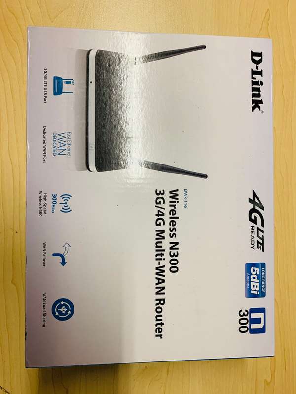 D-link USB 4G LTE/3G USB Dongle Supported Wifi Router (UNBOXED DEAL)