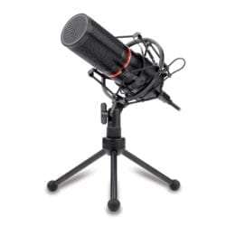 REDRAGON CARDIOID USB GAMING MIC AND TRIPOD  BLACK