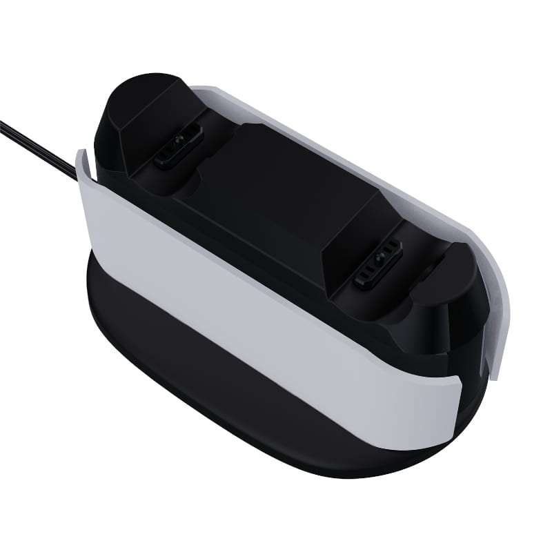 SPARKFOX PlayStation 5 Design Dual Charging Dock - White/Black (UNBOXED DEAL)
