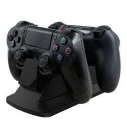 SPARKFOX DUAL CONTROLLER CHARGING STATION BLACK  PS4