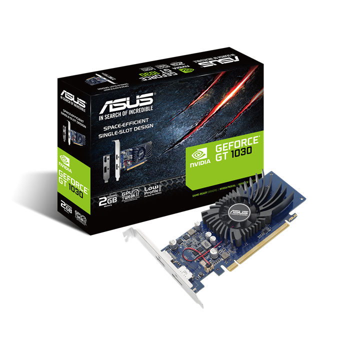 ASUS GeForceÂ® GT 1030 2GB GDDR5; 2xHDMI