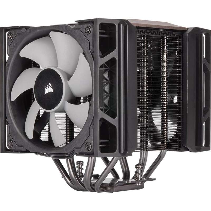 Corsair A500 Dual Fan CPU Cooler / Slide-and-Lock Fan Mount / Dual ML120 PWM Fans / Magnetic Levi...