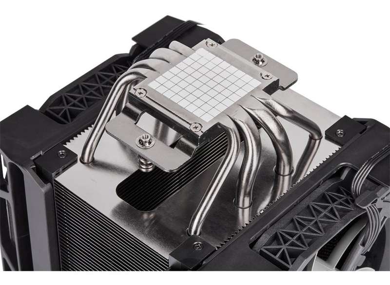 Corsair A500 Dual Fan CPU Cooler / Slide-and-Lock Fan Mount / Dual ML120 PWM Fans / Magnetic Levi...