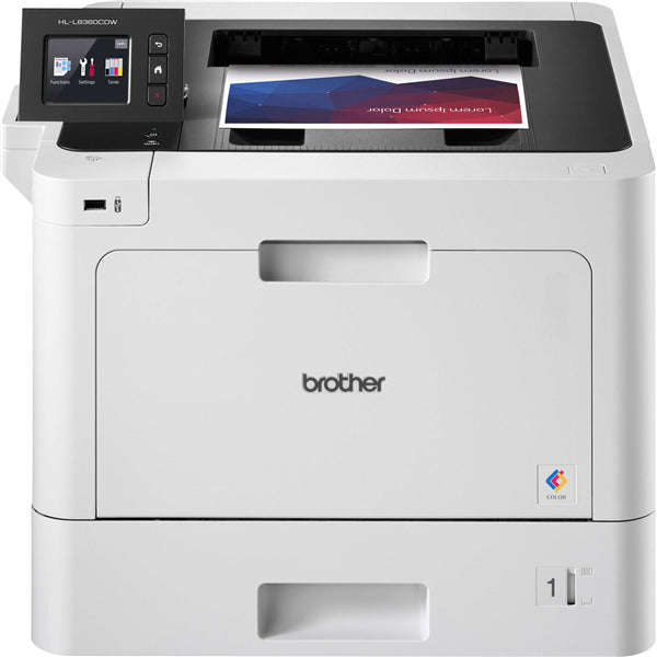Brother High-Speed Colour Duplex Laser Printer with wired and wireless networking capability (5YR...