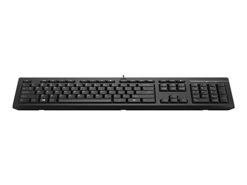 HP Accessories -  HP 125 USB Wired Keyboard Black