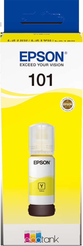 Ink Bottles Yellow 70ml Ecotank L4150 / L4160 / L6160 / L6170 / L6190 Epson 6000 pages