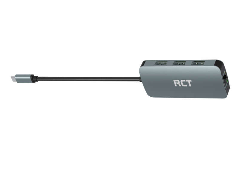 RCT Compact USB Type C 6 in 1 HUB