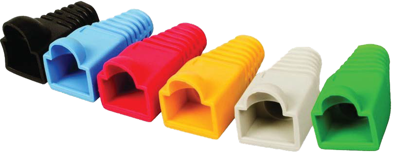 RCT- CAT5 BOOT SLEEVES RJ45  50PCS