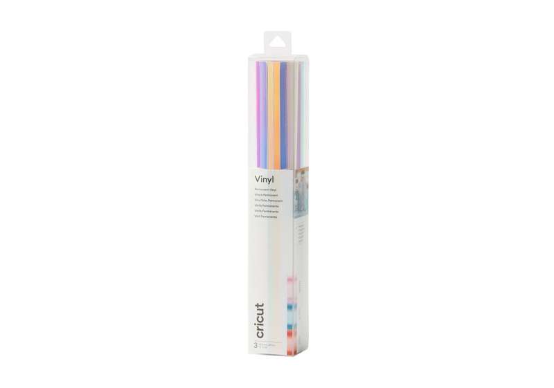 2007731 - Cricut Holographic Vinyl 30x60cm 3-sheet Sampler (Opal; Pink; Blue); .