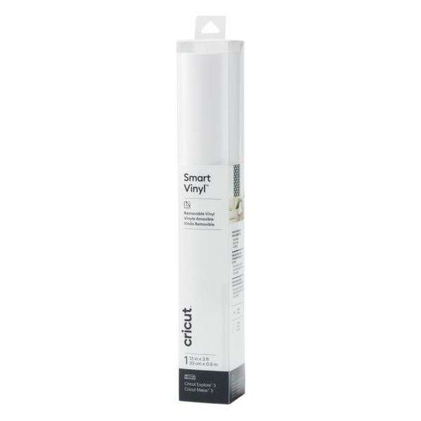 2008647: Cricut Smart Vinyl Removable 33X91Cm 1 Sheet (White)