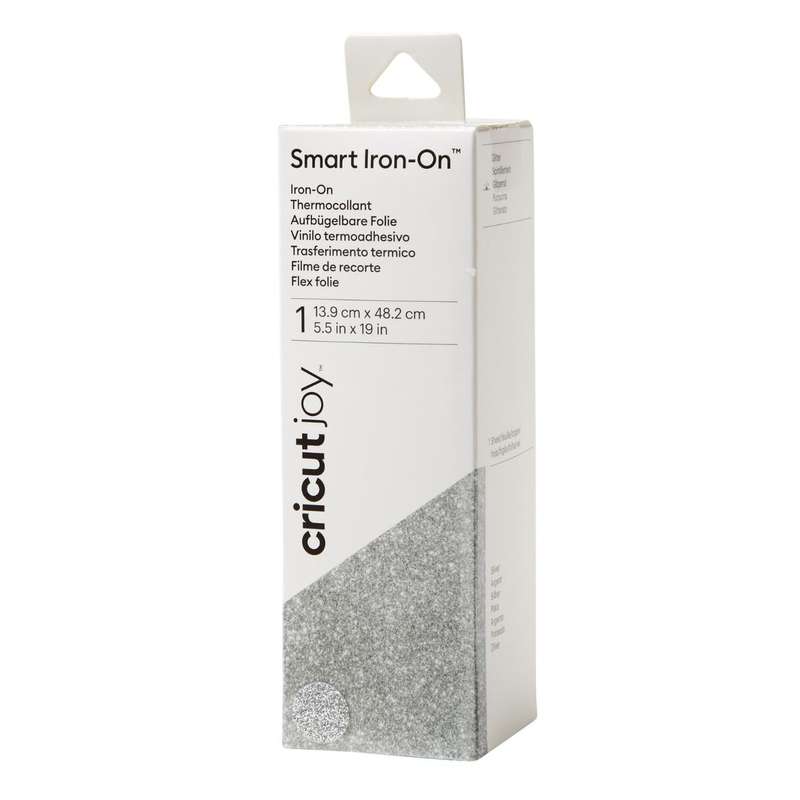 2008067 - Cricut Joy Smart Iron-On 14x48cm (Glitter Silver) .