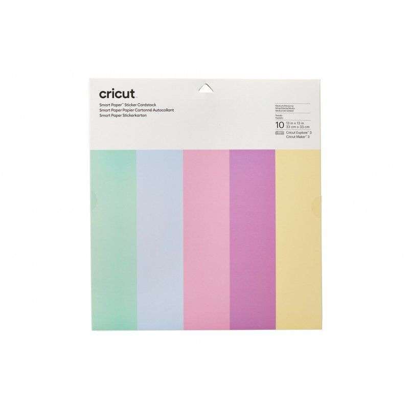 2008320 - Cricut Smart Sticker Cardstock 33x33cm 10 sheets (Pastels)