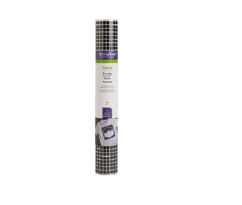 2006993: Cricut Everyday Iron-On 30x60cm (Mosiac Squares Black)