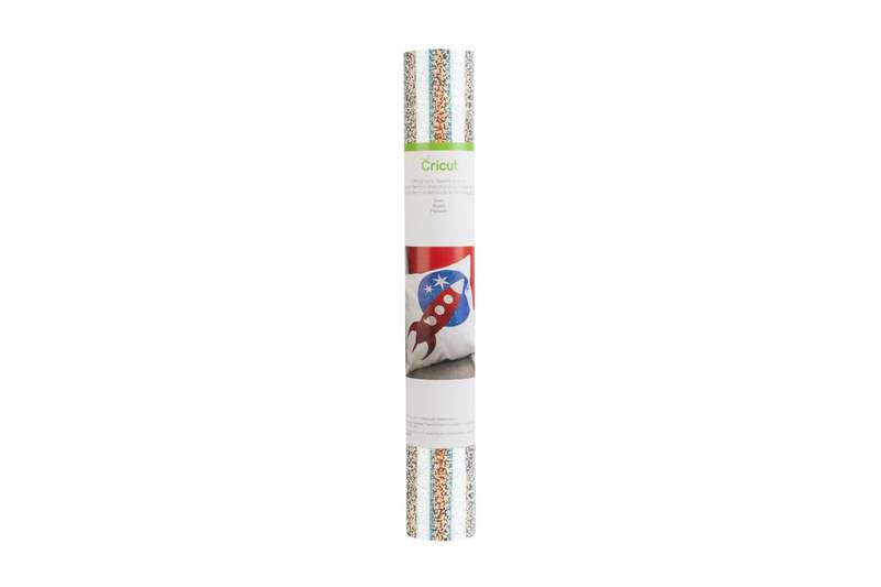 2004140 - Cricut Holographic Sparkle Iron-On 30x60cm (Silver); .