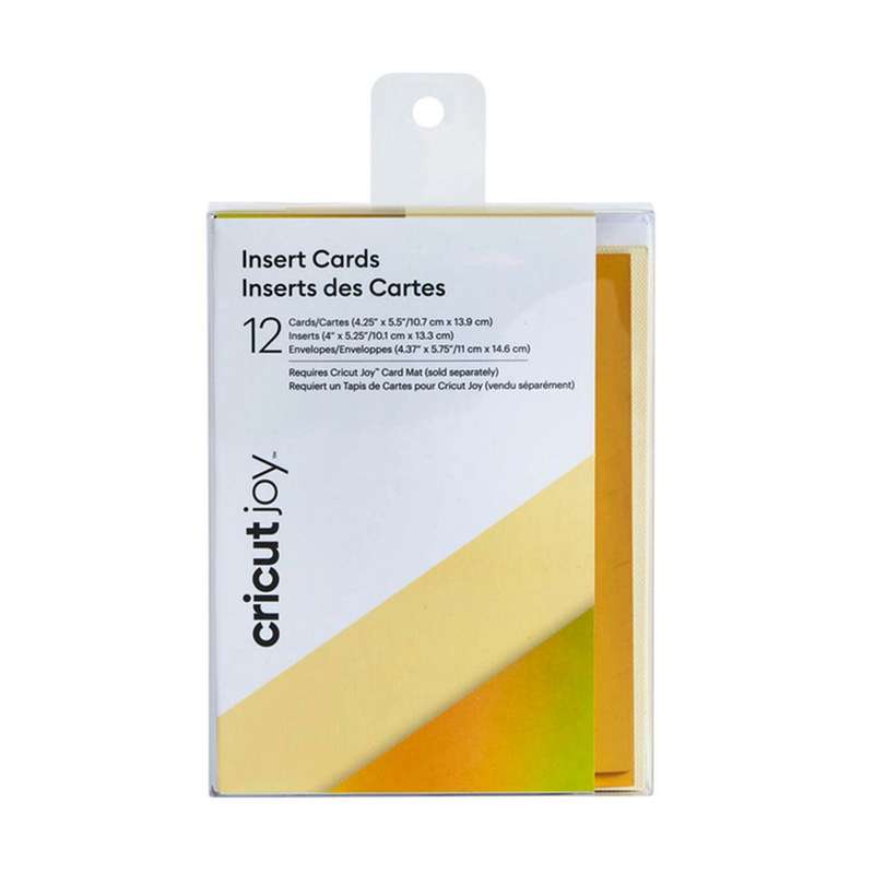 2008044 - Cricut Joy Insert Cards 12-Pack (Cream/Holo)