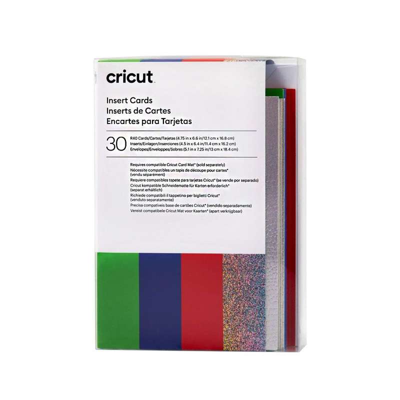 2009471 - Cricut Insert Cards Rainbow R40 (12;1 Cm X 16;8 Cm) 30-Pack
