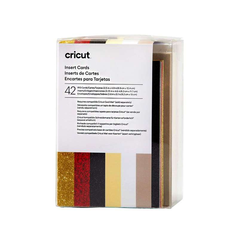 2009466 - Cricut Insert Cards Glitz & Glam R10 (8;9 Cm X 12;4 Cm) 42-Pack
