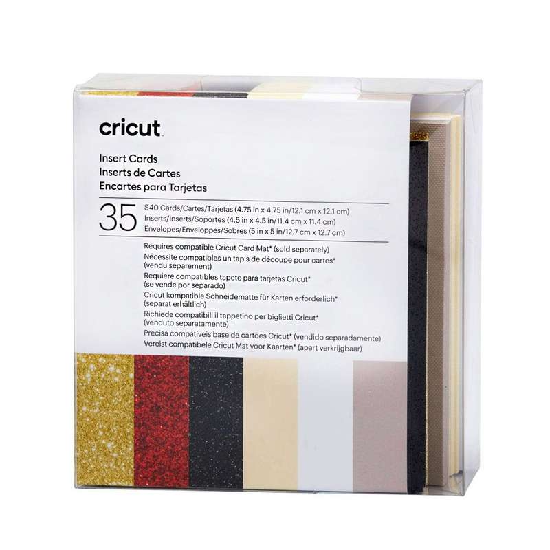 2009474 - Cricut Insert Cards Glitz & Glam S40 (12;1 Cm X 12;1 Cm) 35-Pack